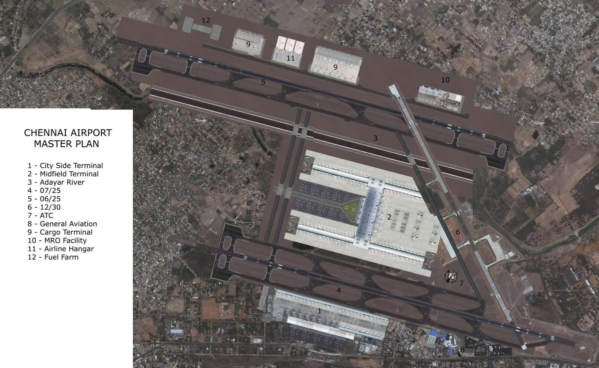 mapa ng Chennai airport
