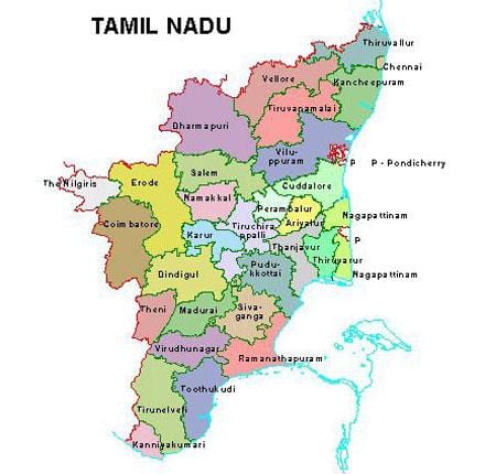 mapa ng Chennai, Tamil Nadu