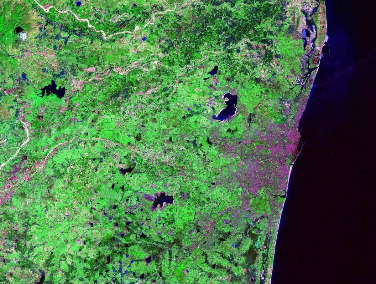 satellite mapa ng Chennai