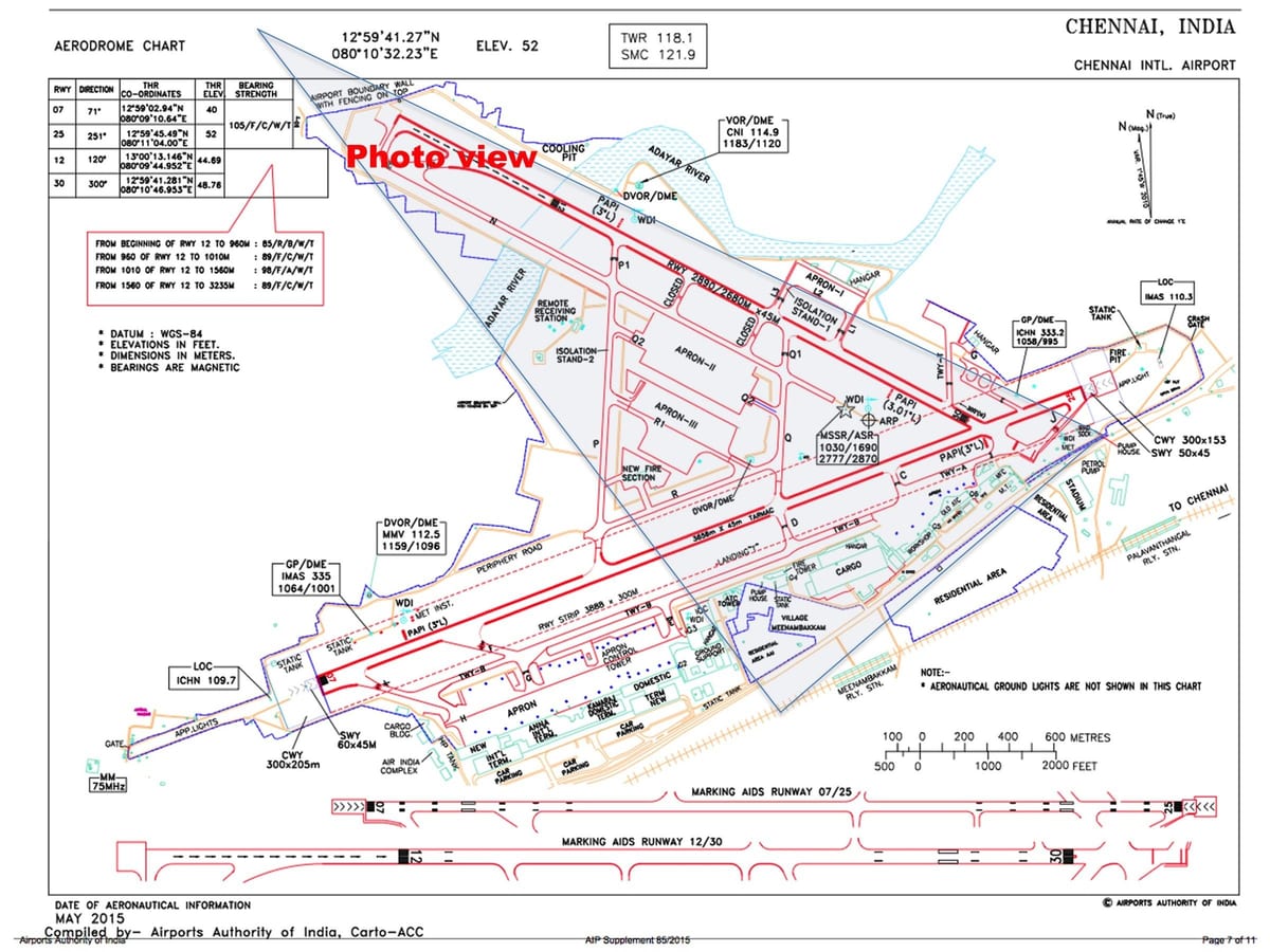 Chennai international airport mapa