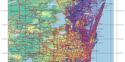 Baha mapa ng Chennai