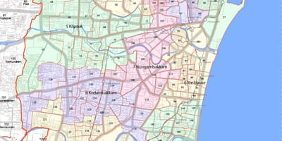 Mas malaki Chennai corporation mapa