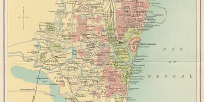 Lumang mapa ng Chennai