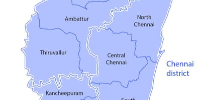 Chennai limitasyon mapa