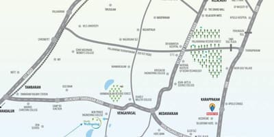 Medavakkam Chennai mapa