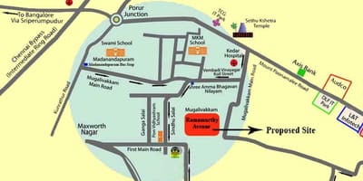 Porur Chennai mapa
