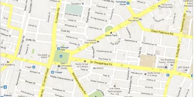 Mapa ng Chennai t Nagar