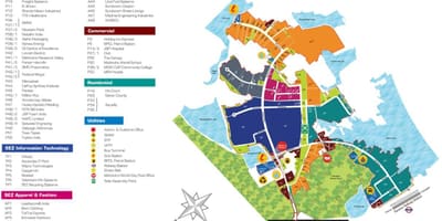 Mapa ng Mahindra lungsod Chennai