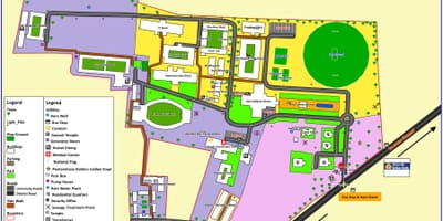 Mapa ng VIT Chennai Campus